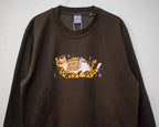 Eat, sleep, read, repeat - Screen Printed Sweatshirt