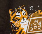 Eat, sleep, read, repeat - Screen Printed Sweatshirt