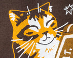 Eat, sleep, read, repeat - Screen Printed brow Tote Bag