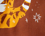 Eat, sleep, read, repeat - Screen Printed Tote Bag (dark orange)