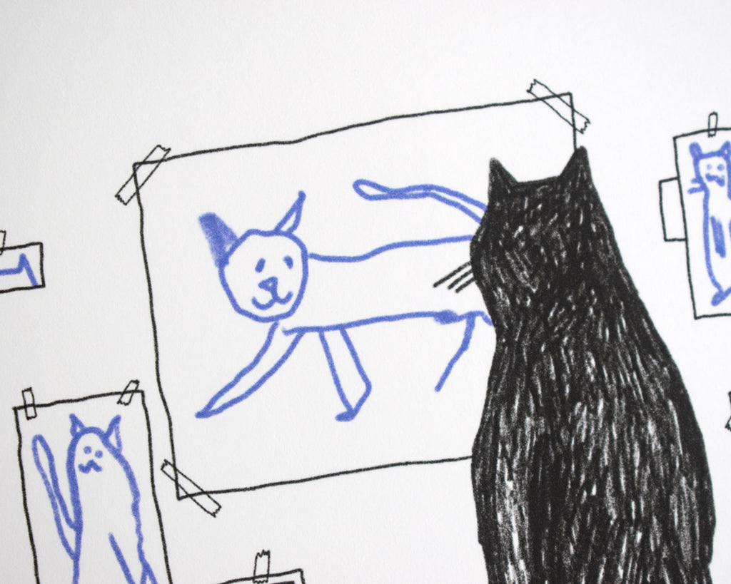 Cat Gallery - Giclée Art Print (A5/A4)