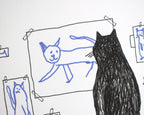 Cat Gallery - Giclée Art Print (A5/A4)