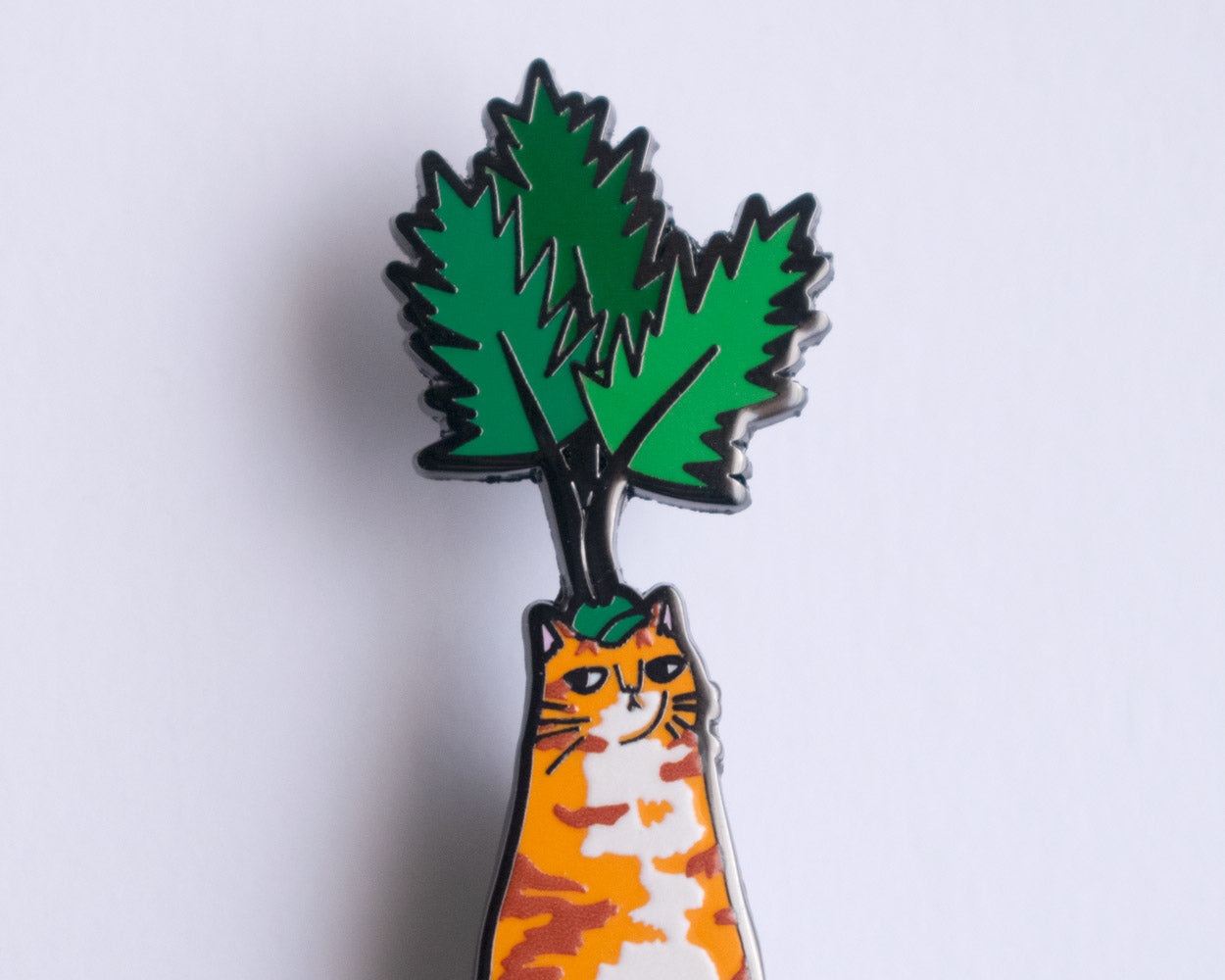 Carrot Cat - Hard Enamel Pin