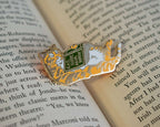 Eat, sleep, read, repeat - Hard Enamel Pin