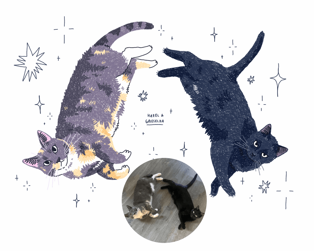 Custom Cat Portrait - Digital file