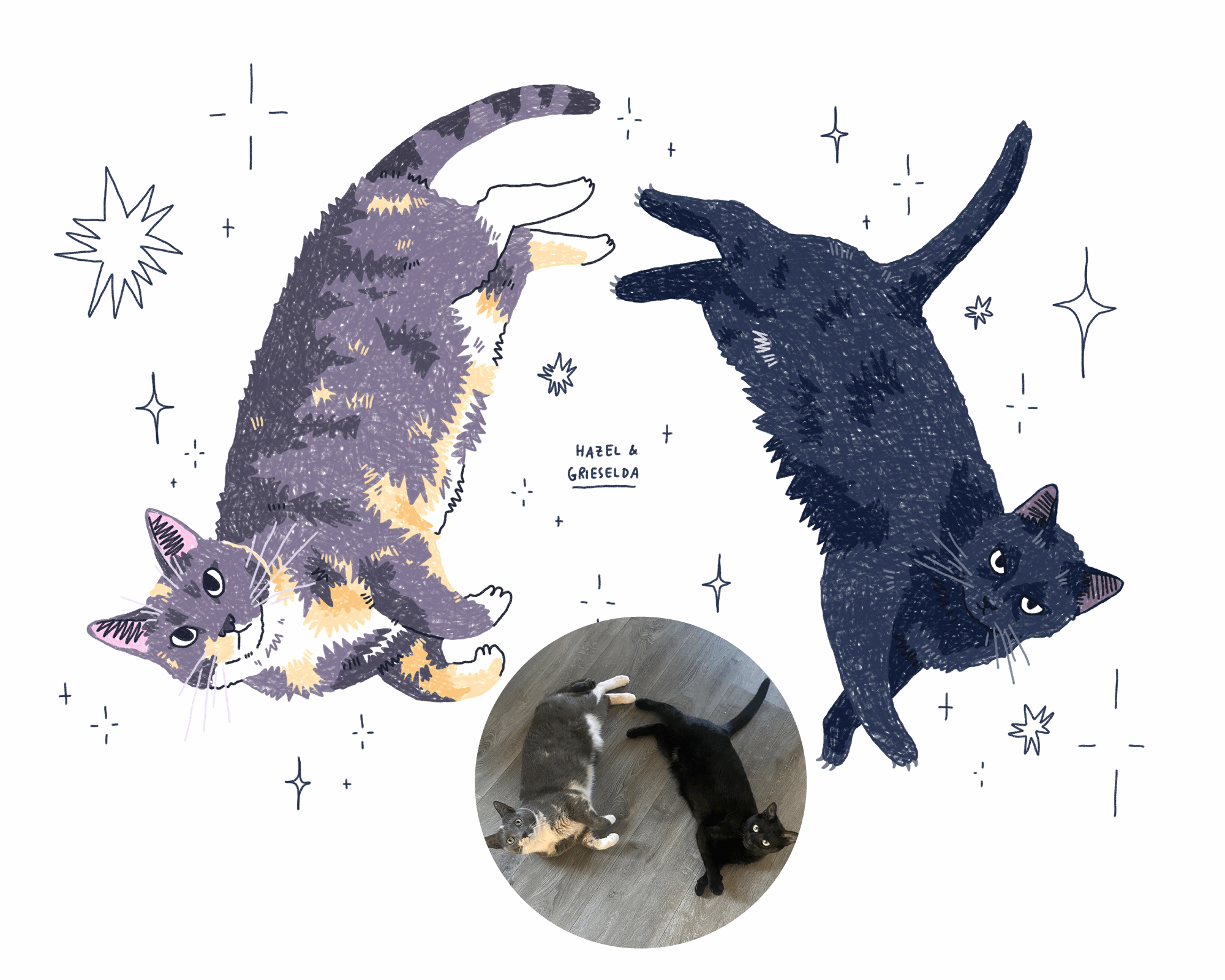 Custom Cat Portrait - Digital file