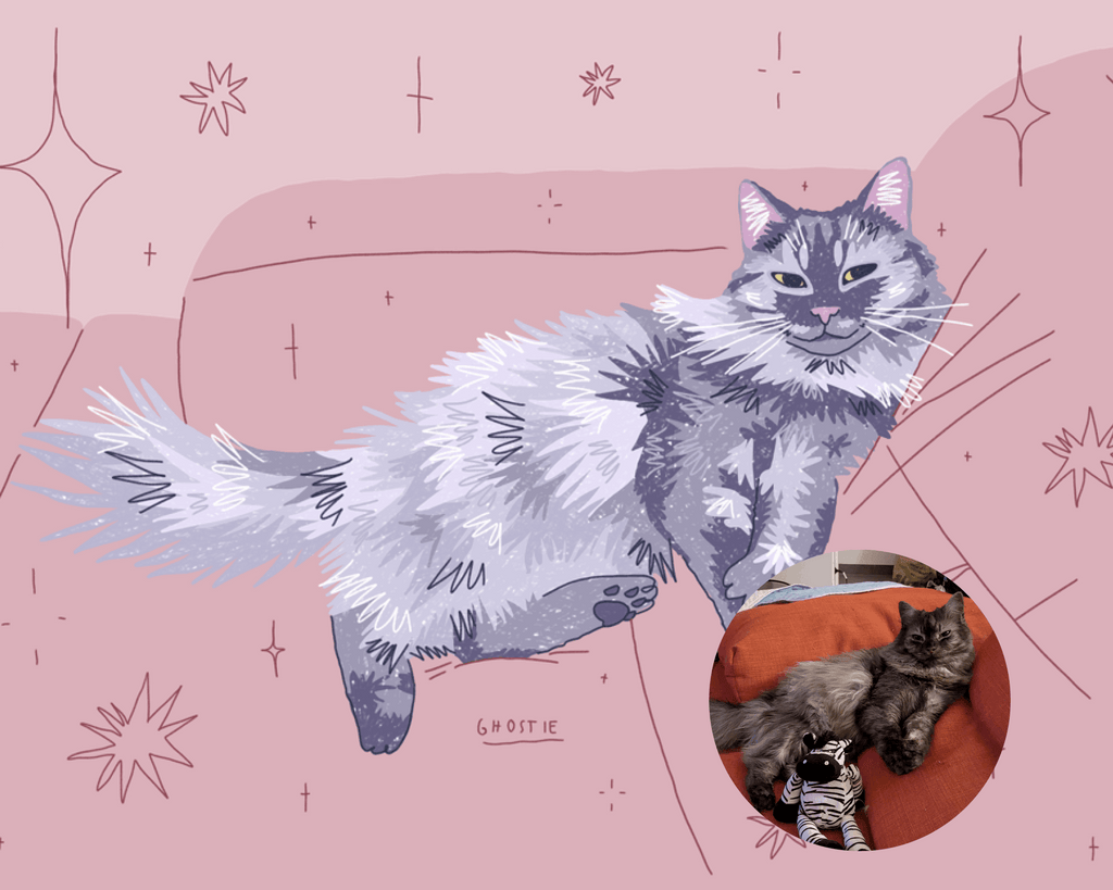 Custom Cat Portrait - Digital file