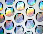 Holographic Cat Sticker| Fuck You Cat, Cat Stickers, Vaporwave Stickers, Kawaii Sticker, Water Bottle Sticker, Laptop Sticker