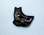 Holographic Cat Sticker| Holographic Stickers, Cat Stickers, Vinyl Cat Stickers, Kawaii Sticker, Water Bottle Sticker, Laptop Stickers