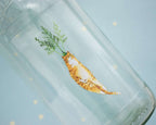 Carrot Cat Sticker | Transparent Sticker, Cat Stickers, Kawaii Sticker, Water Bottle Sticker, Laptop Sticker, Food Art, Veggie Illustration