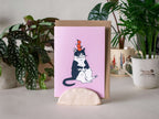 Clementine Cat: Greeting Card with illustration for Birthday, Mother's Day, Valentines Day or just to say hello