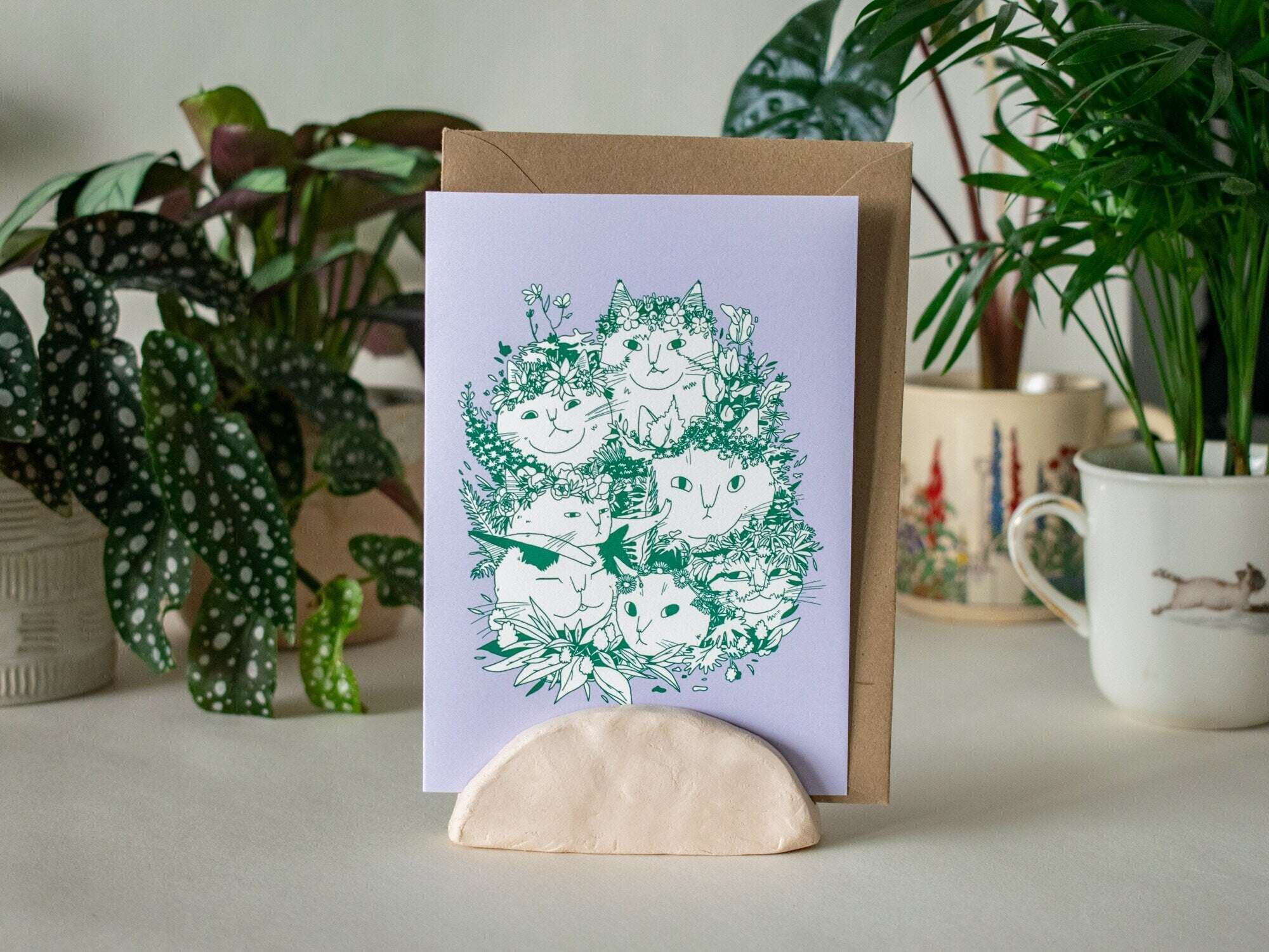 Summer bouquet | Greeting Card of original digital drawing for Birthday, Mother's Day, Valentines Day or just to say hello