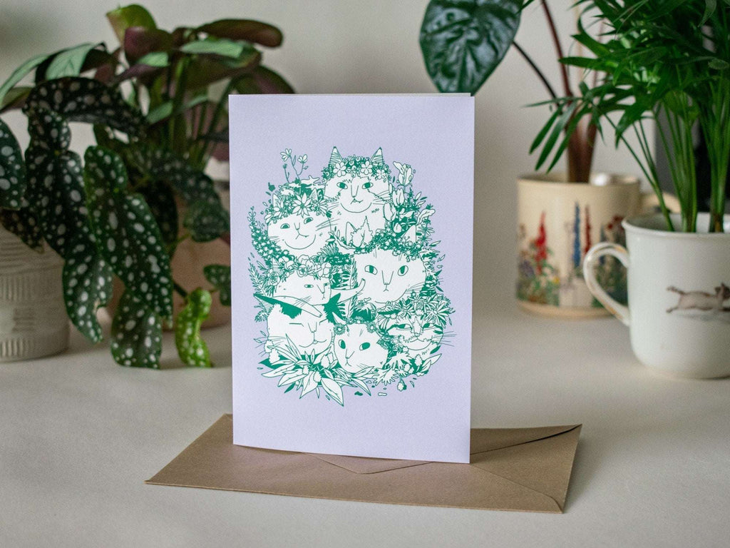 Summer bouquet | Greeting Card of original digital drawing for Birthday, Mother's Day, Valentines Day or just to say hello