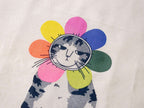 Grumpy Cat Tote Bag: Rainbow Flower, Organic Cotton, Limited Edition