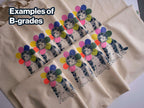 Grumpy Cat Tote Bag: Rainbow Flower, Organic Cotton, Limited Edition