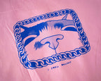 I smell bullshit tote bag | Hand screen printed light pink 100% cotton tote bag with illustration of a cat sniffing out lies