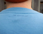 Reflecting eyes sweatshirt with a hand screen printed illustration of a bunch of cats in the dark