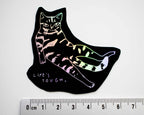 Holographic Cat Sticker| Holographic Stickers, Cat Stickers, Vinyl Cat Stickers, Kawaii Sticker, Water Bottle Sticker, Laptop Stickers