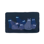 Reflecting Cat Eyes | Spooky holographic vinyl sticker of a cat gangs silhouettes who's eyes are glowing in the night