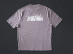 When the bass hits oversized t-shirt | Hand screen printed on dusty llilac 100% cotton tee with front and back print of cats raving