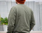 Looking for fucks to give cat sweatshirt with a hand screen printed illustration