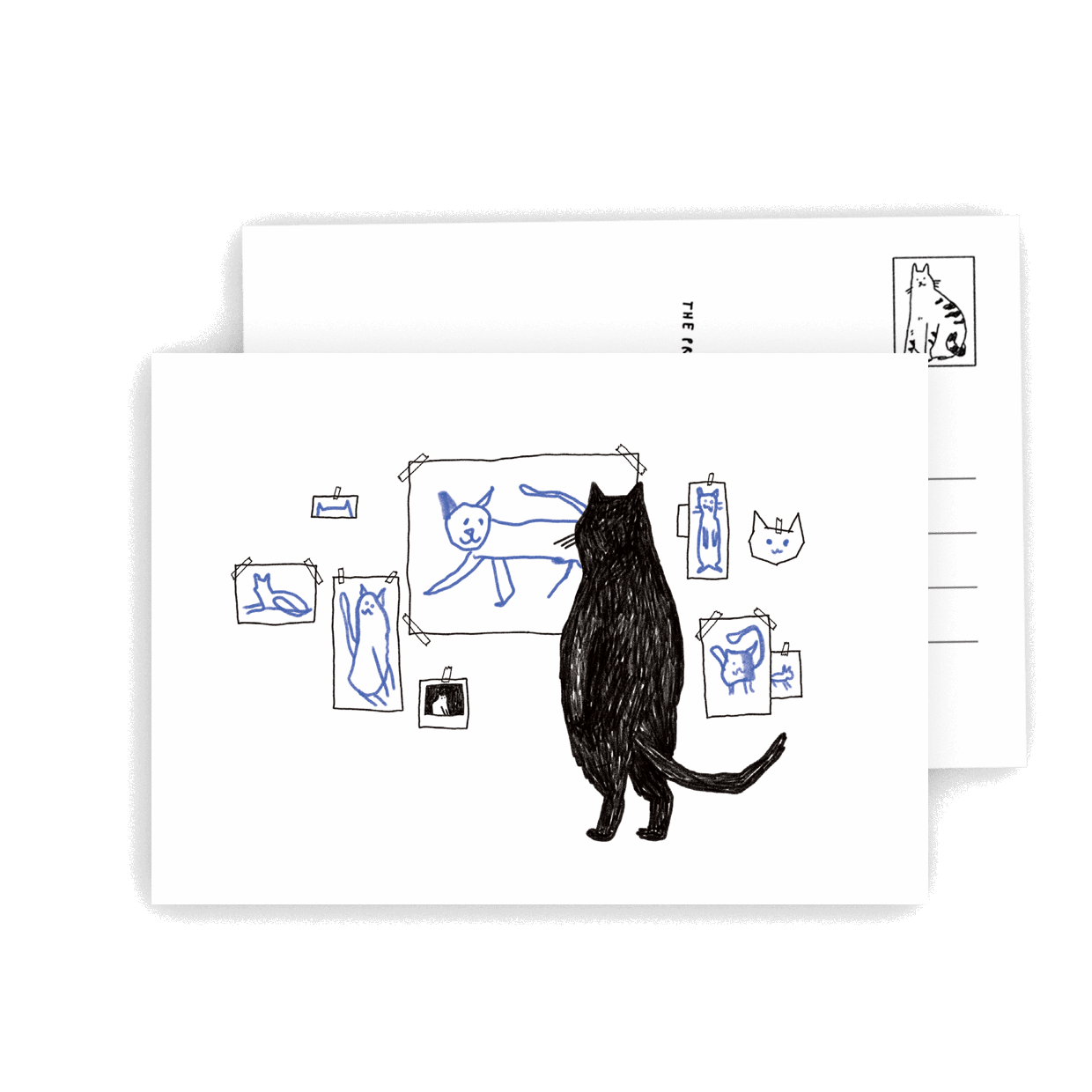 Cat Gallery - A6 Postcard