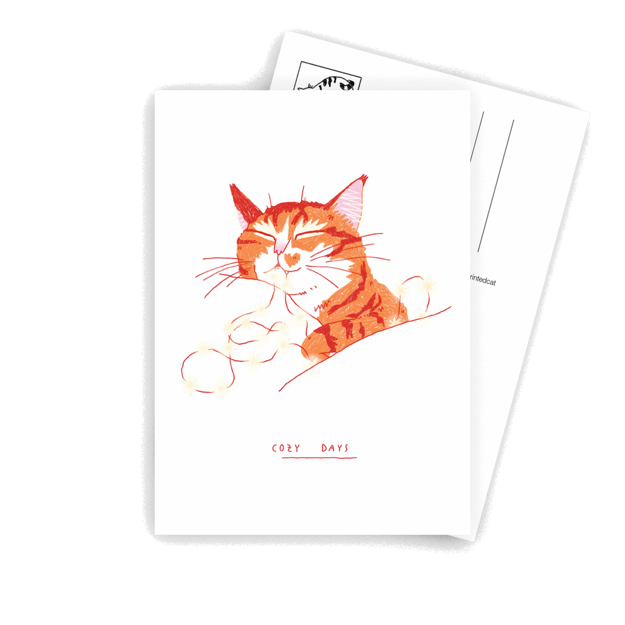 Cozy Days - A6 Postcard