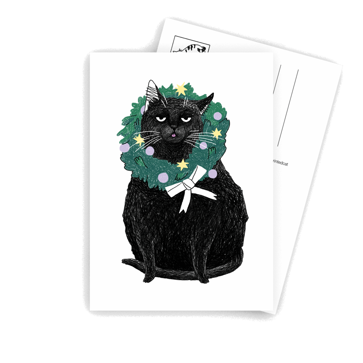 Holly Blep - A6 Postcard