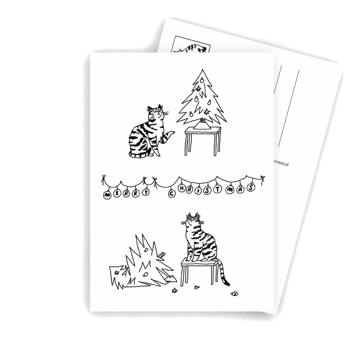 Merry Christmas - A6 Postcard