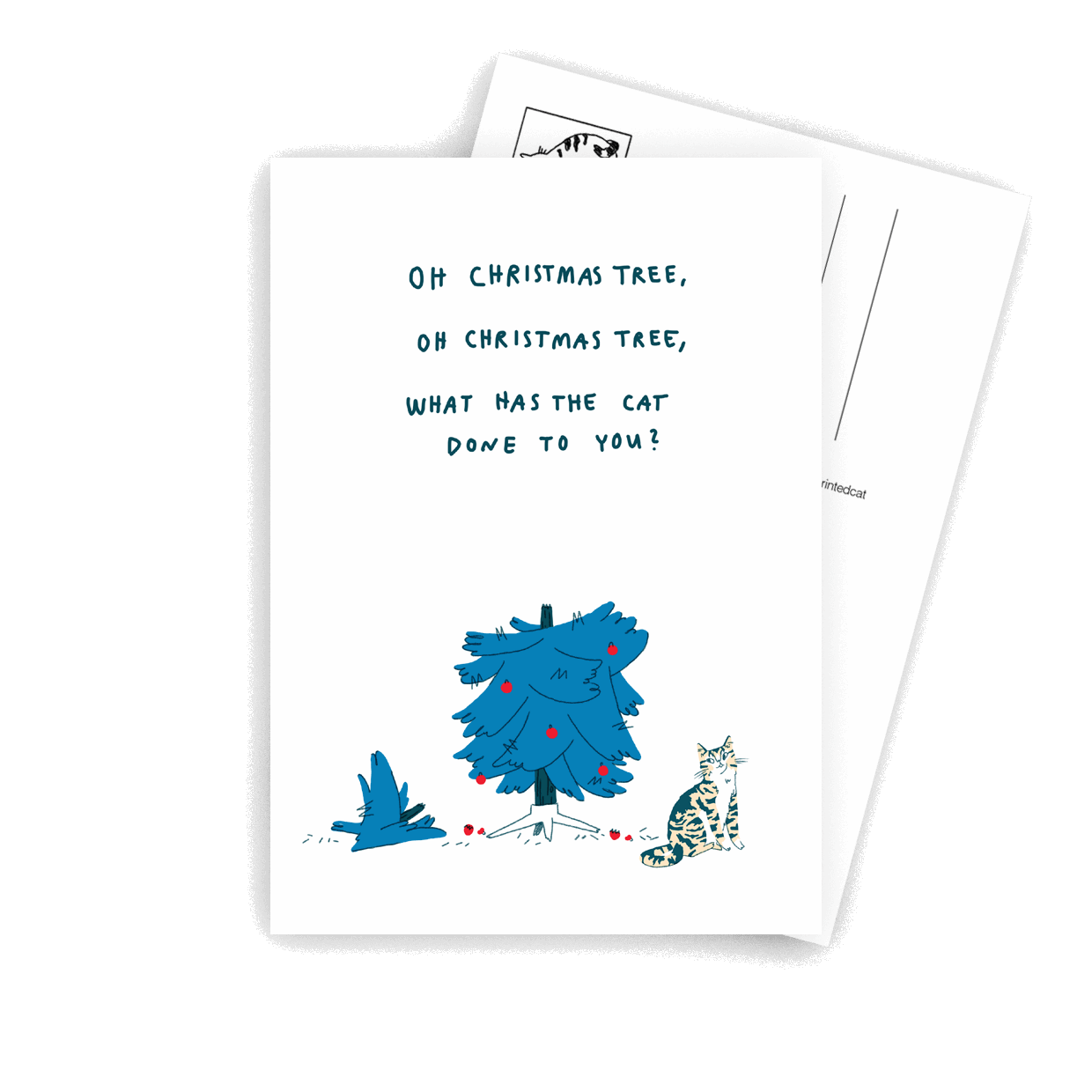 Oh Christmas Tree - A6 Postcard
